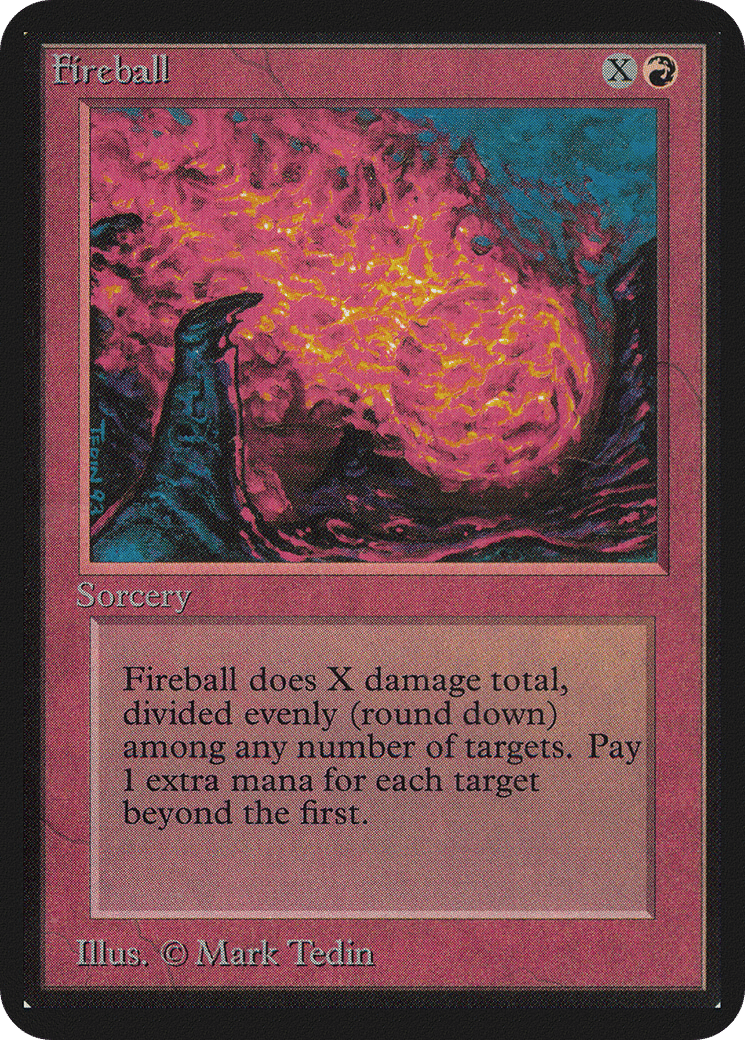 Boule de feu — Limited Edition Alpha — Magic: The Gathering