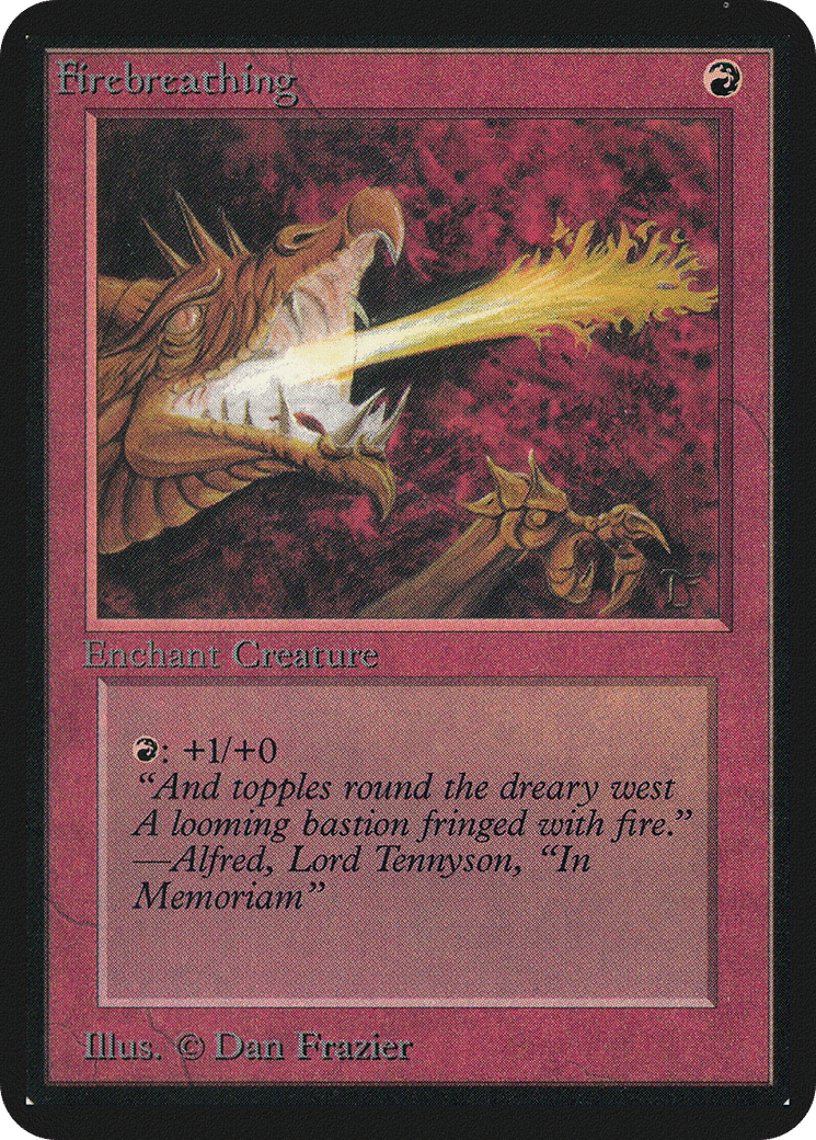 Firebreathing — Limited Edition Alpha — Magic: The Gathering