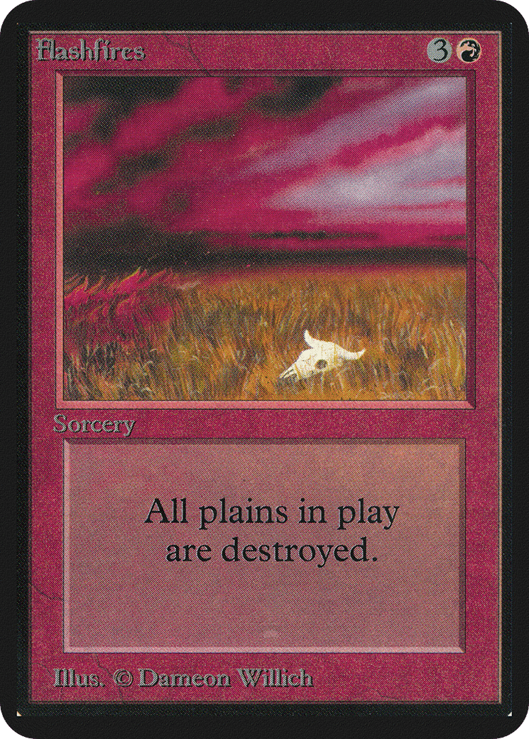 Flashfires — Limited Edition Alpha — Magic: The Gathering