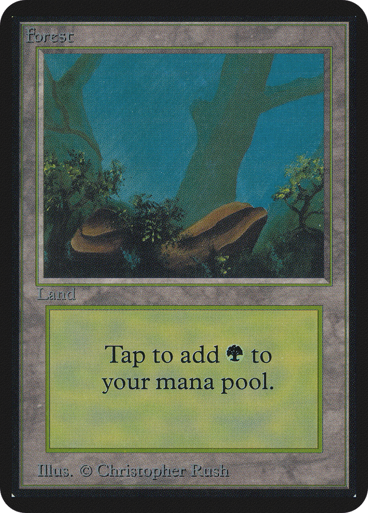 Forest — Limited Edition Alpha — Magic: The Gathering