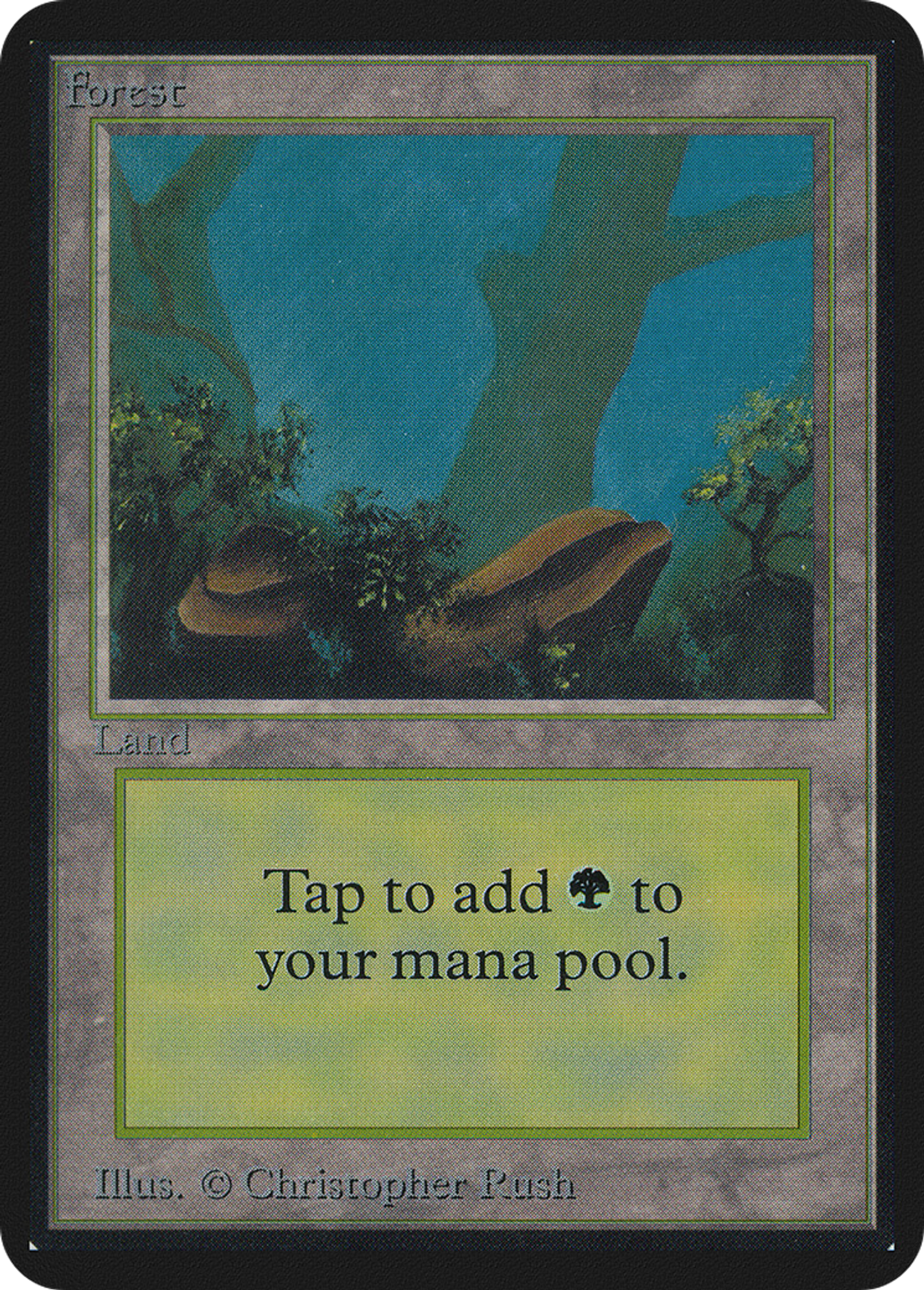 Forêt — Limited Edition Alpha — Magic: The Gathering