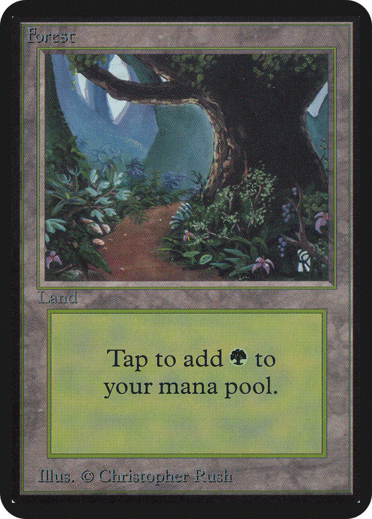 Forest — Limited Edition Alpha — Magic: The Gathering