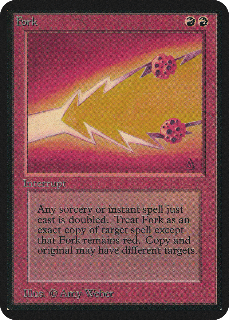 Fork — Limited Edition Alpha — Magic: The Gathering
