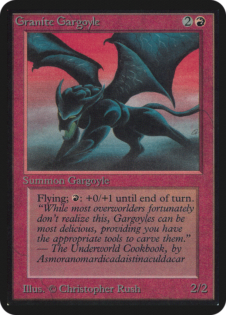 Granite Gargoyle — Limited Edition Alpha — Magic: The Gathering