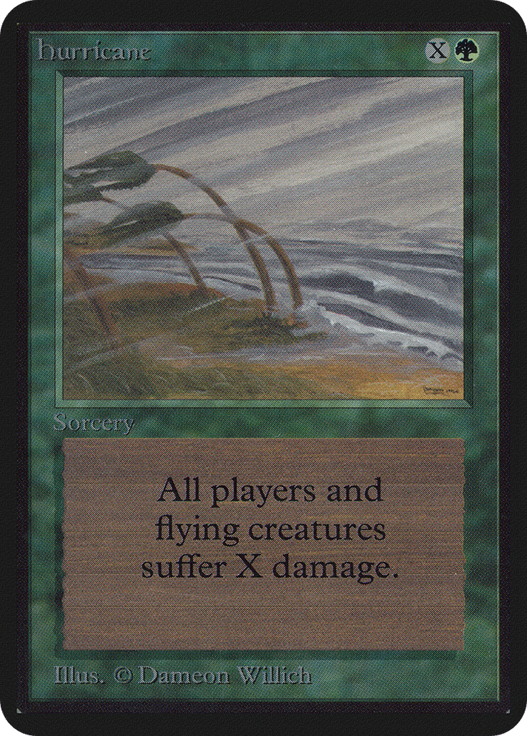 Hurricane — Limited Edition Alpha — Magic: The Gathering