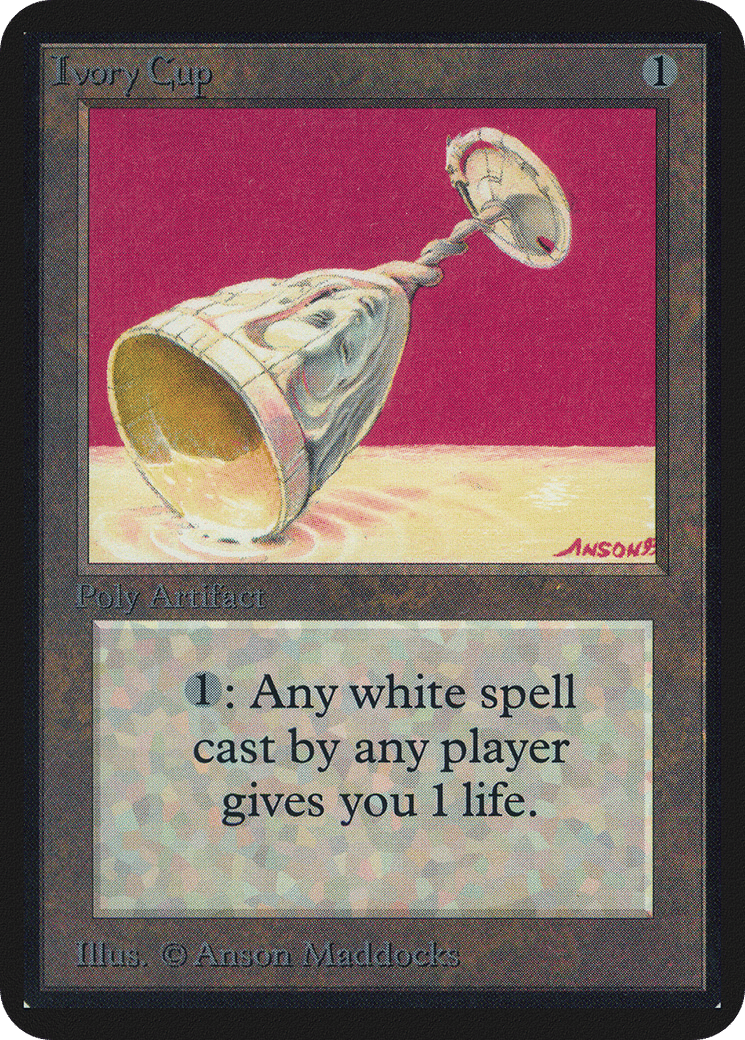 Ivory Cup — Limited Edition Alpha — Magic: The Gathering