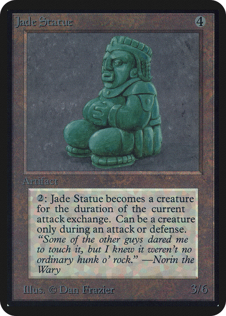 Statue de jade — Limited Edition Alpha — Magic: The Gathering