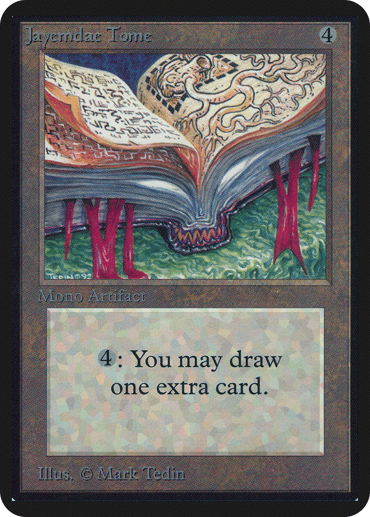 Jayemdae Tome — Limited Edition Alpha — Magic: The Gathering