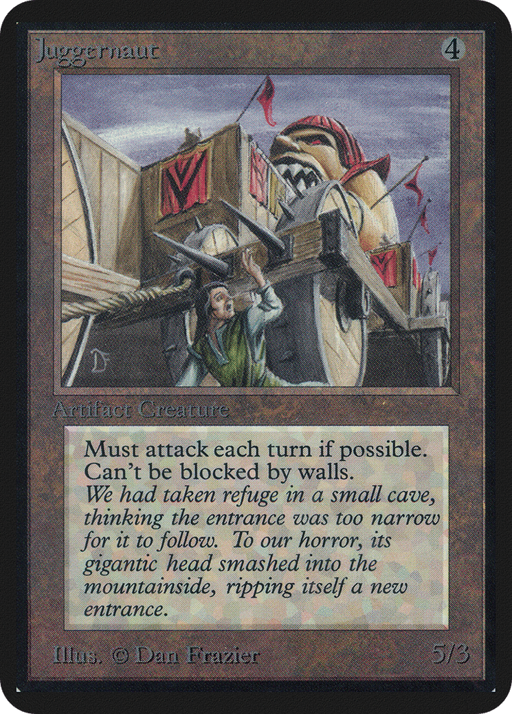 Juggernaut — Limited Edition Alpha — Magic: The Gathering