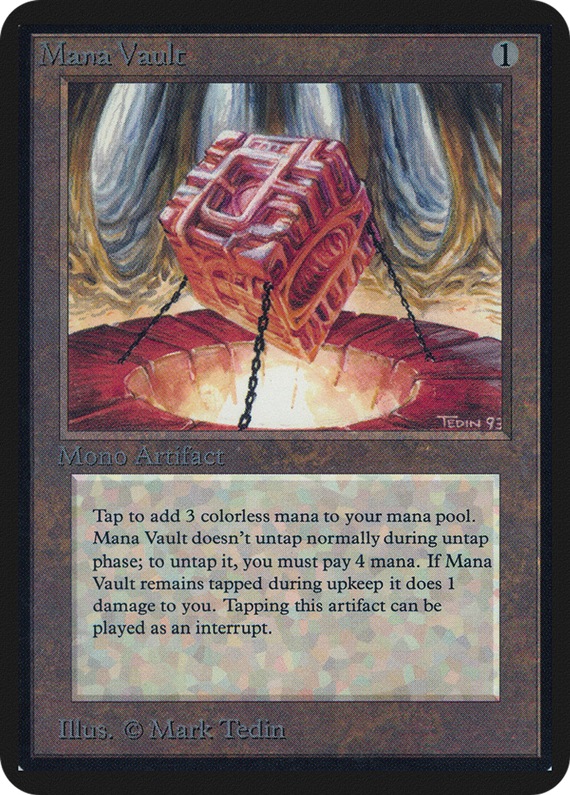 Mana Vault — Limited Edition Alpha — Magic: The Gathering