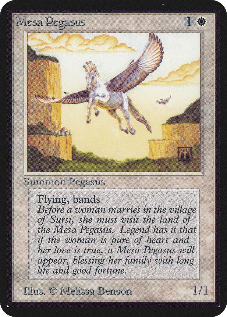 Mesa Pegasus — Limited Edition Alpha — Magic: The Gathering