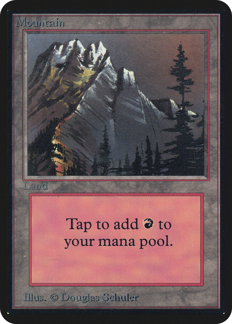 Mountain — Limited Edition Alpha — Magic: The Gathering