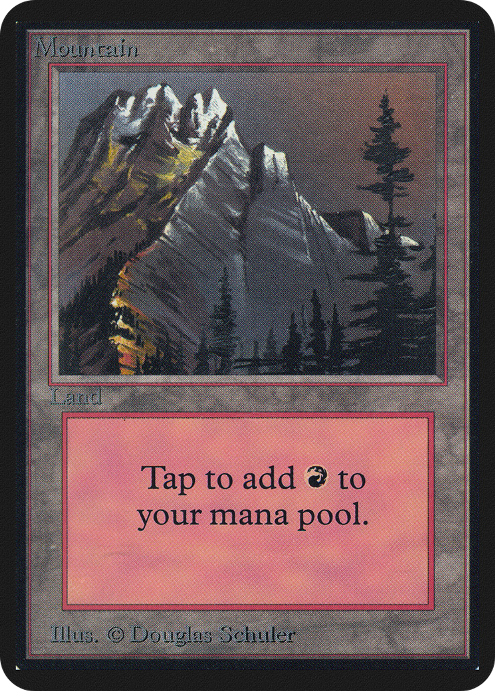 Montagne — Limited Edition Alpha — Magic: The Gathering