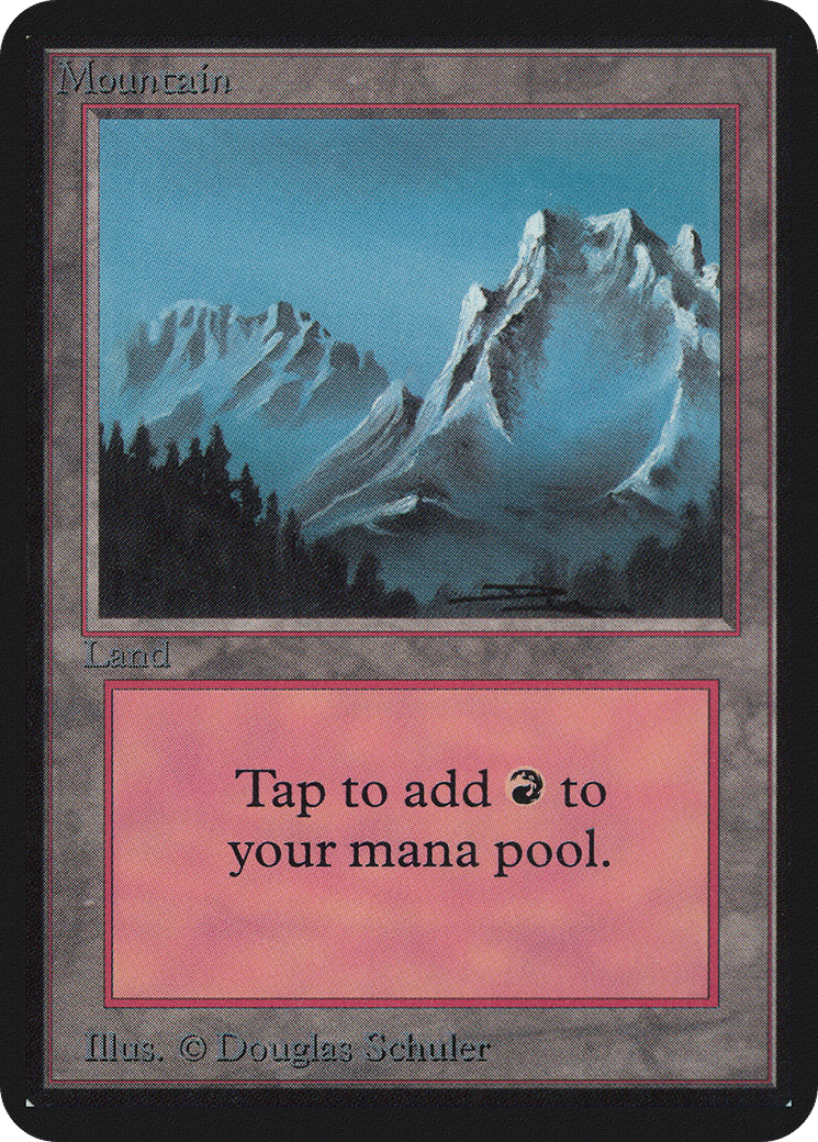 Mountain — Limited Edition Alpha — Magic: The Gathering