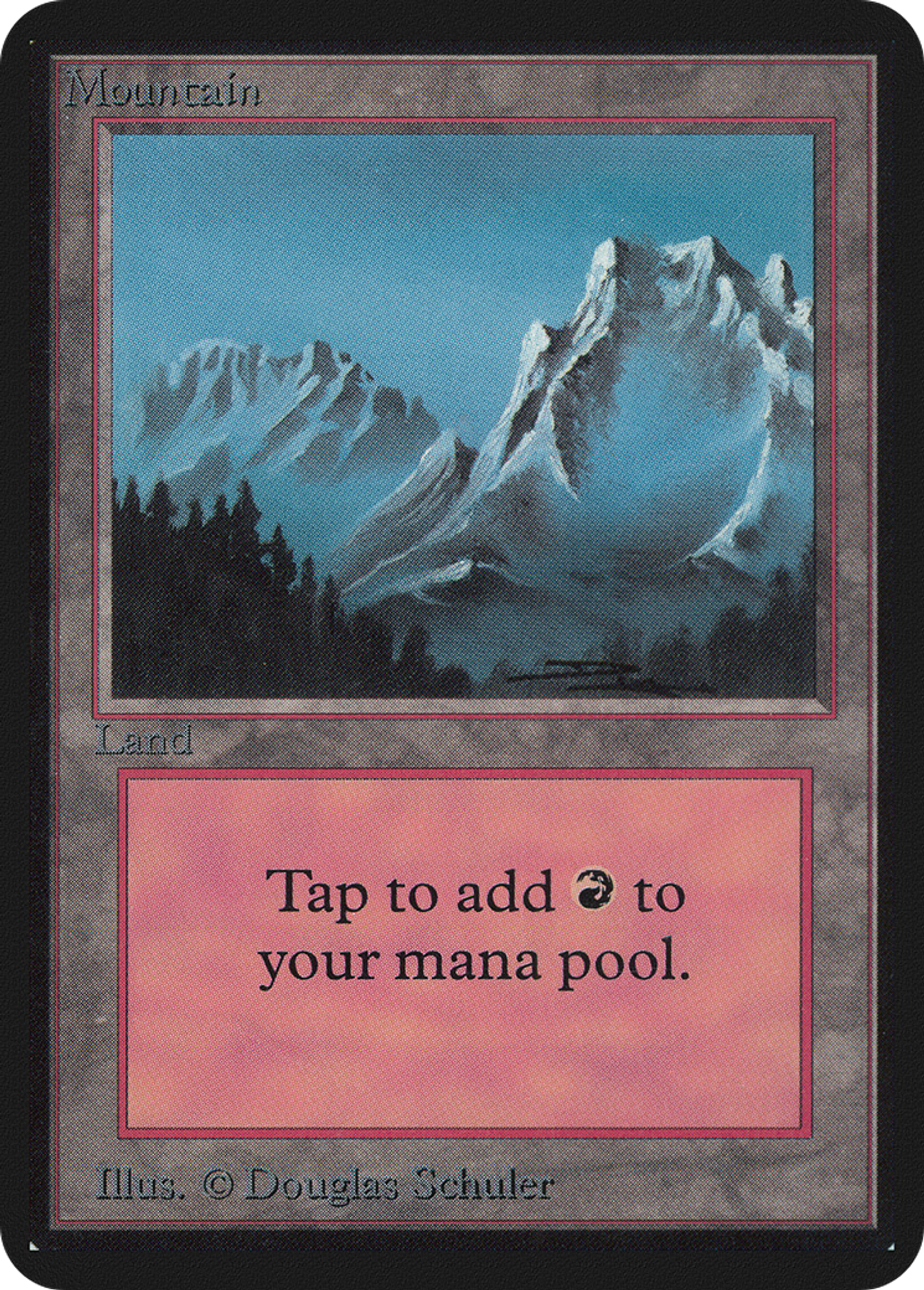 Mountain — Limited Edition Alpha — Magic: The Gathering