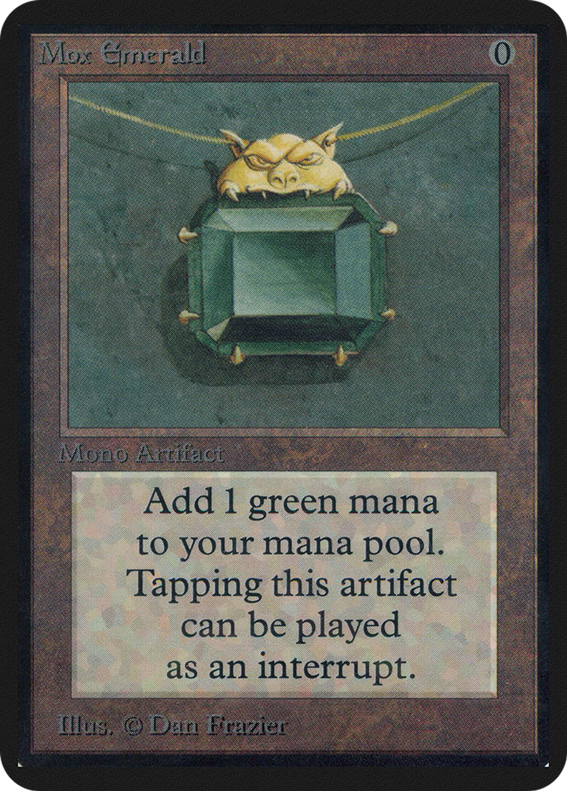 Mox Emerald — Limited Edition Alpha — Magic: The Gathering