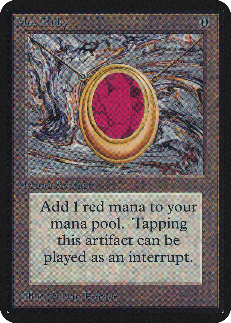 Mox Ruby — Limited Edition Alpha — Magic: The Gathering