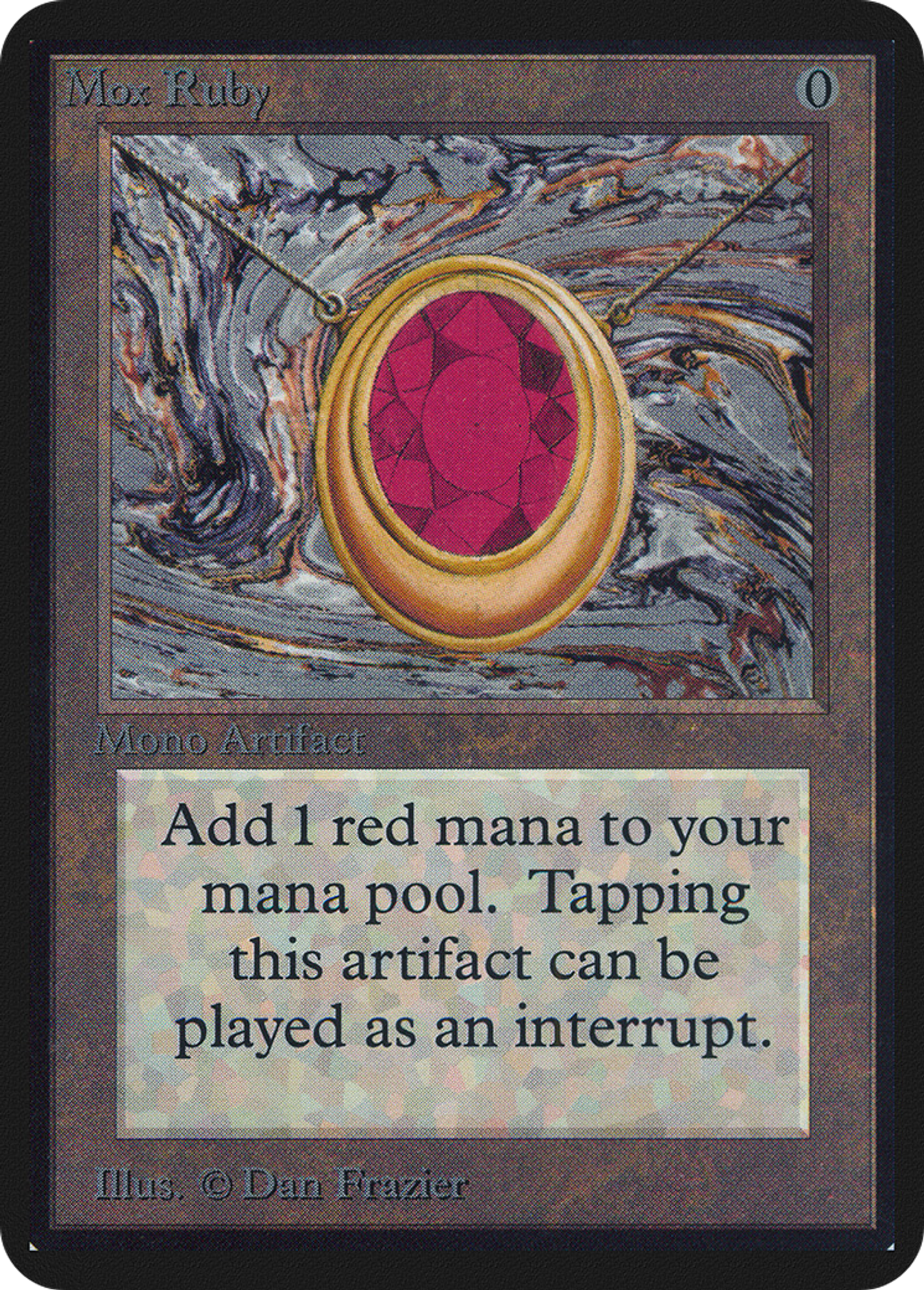 Mox Ruby — Limited Edition Alpha — Magic: The Gathering
