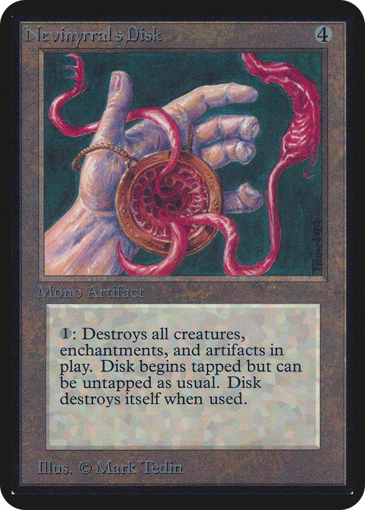 Nevinyrral's Disk — Limited Edition Alpha — Magic: The Gathering