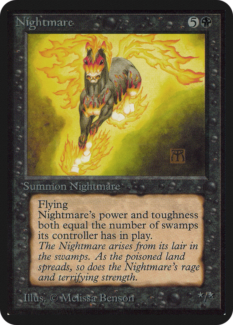 Nightmare — Limited Edition Alpha — Magic: The Gathering