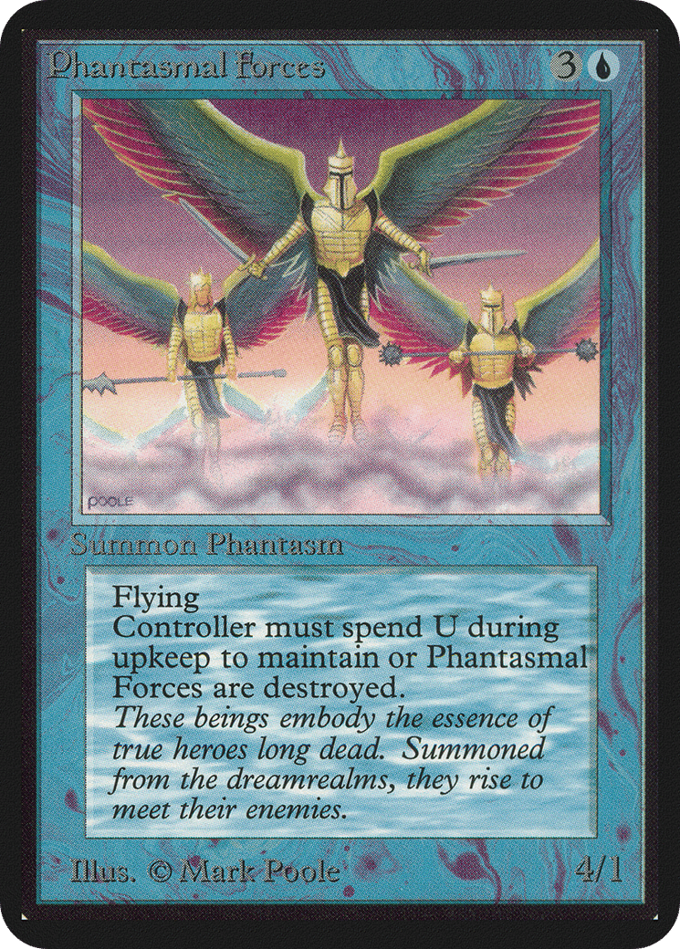 Phantasmal Forces — Limited Edition Alpha — Magic: The Gathering