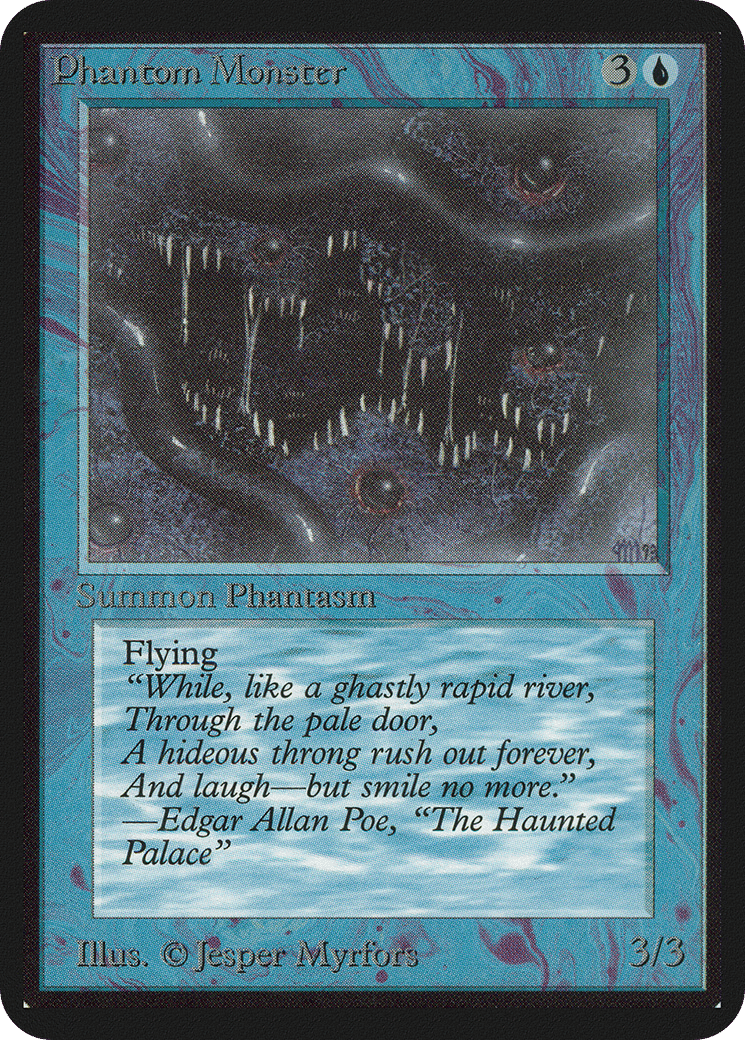 Phantom Monster — Limited Edition Alpha — Magic: The Gathering