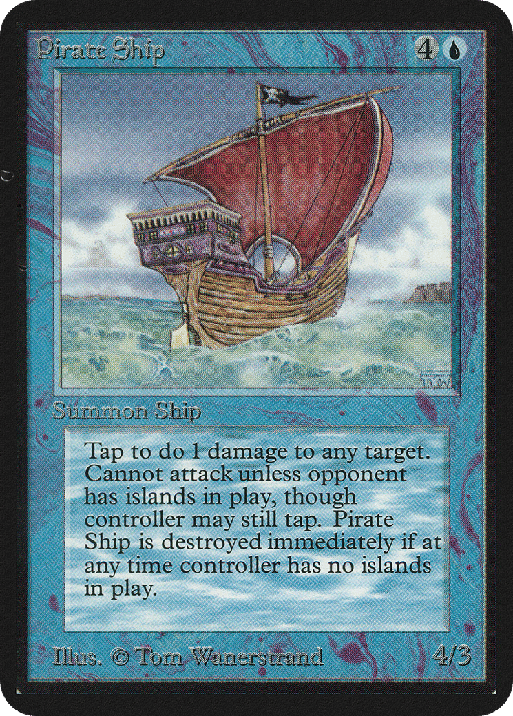 Navire pirate — Limited Edition Alpha — Magic: The Gathering