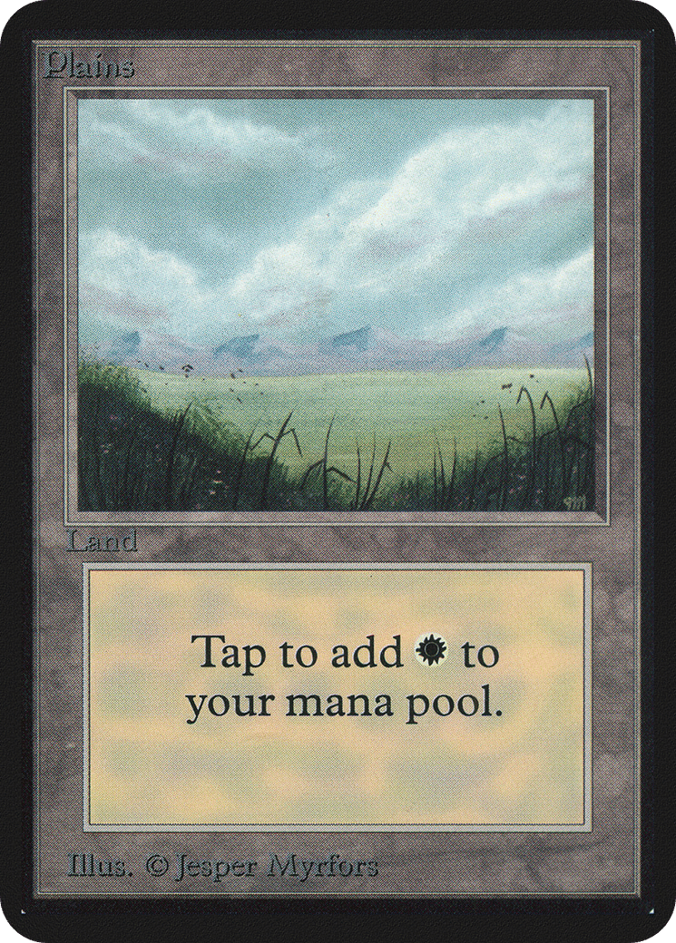 Plaine — Limited Edition Alpha — Magic: The Gathering