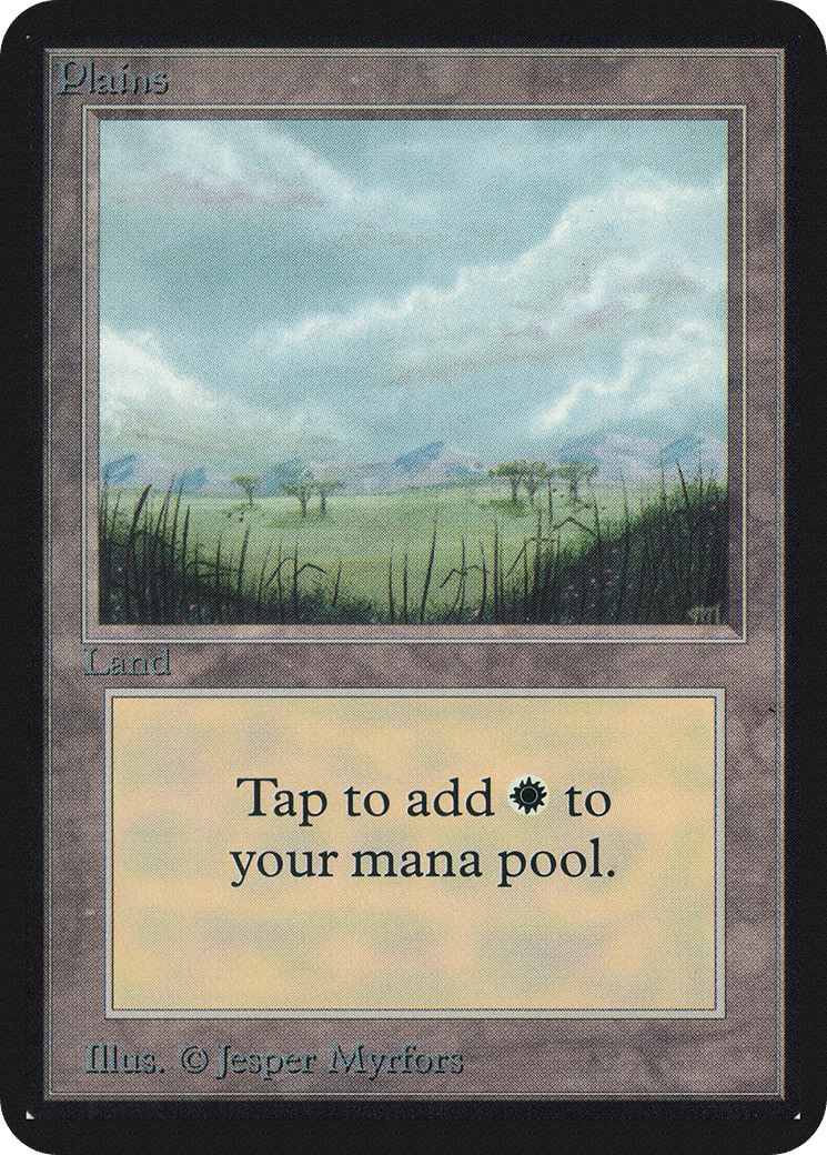 Plaine — Limited Edition Alpha — Magic: The Gathering