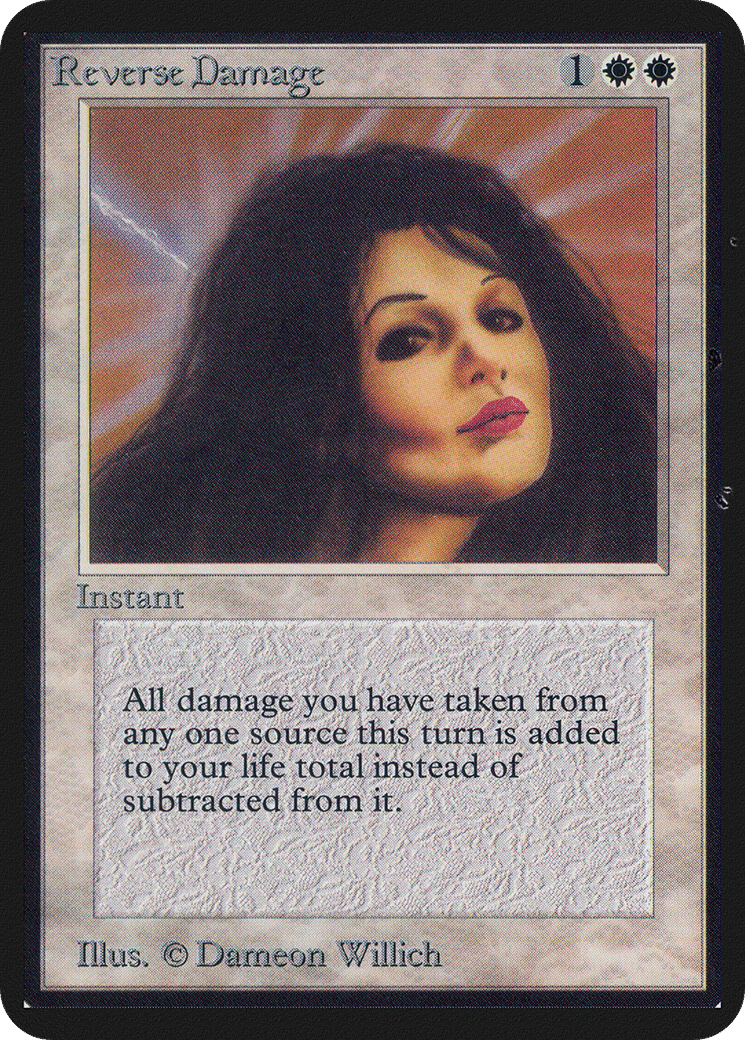 Reverse Damage — Limited Edition Alpha — Magic: The Gathering