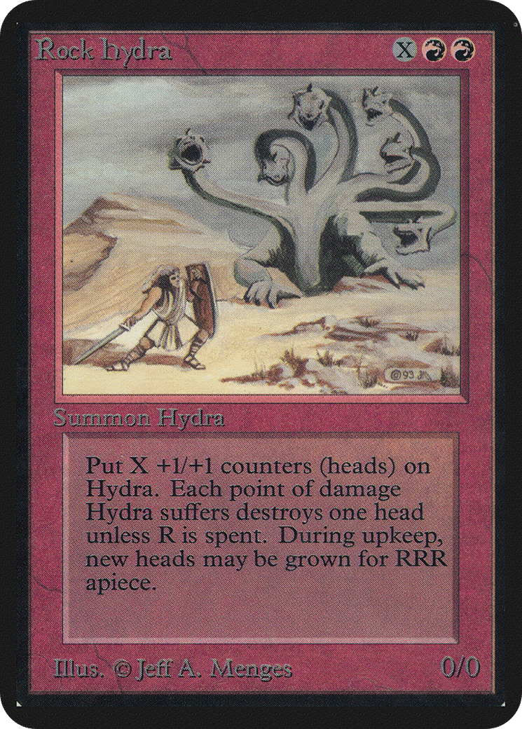 Rock Hydra — Limited Edition Alpha — Magic: The Gathering