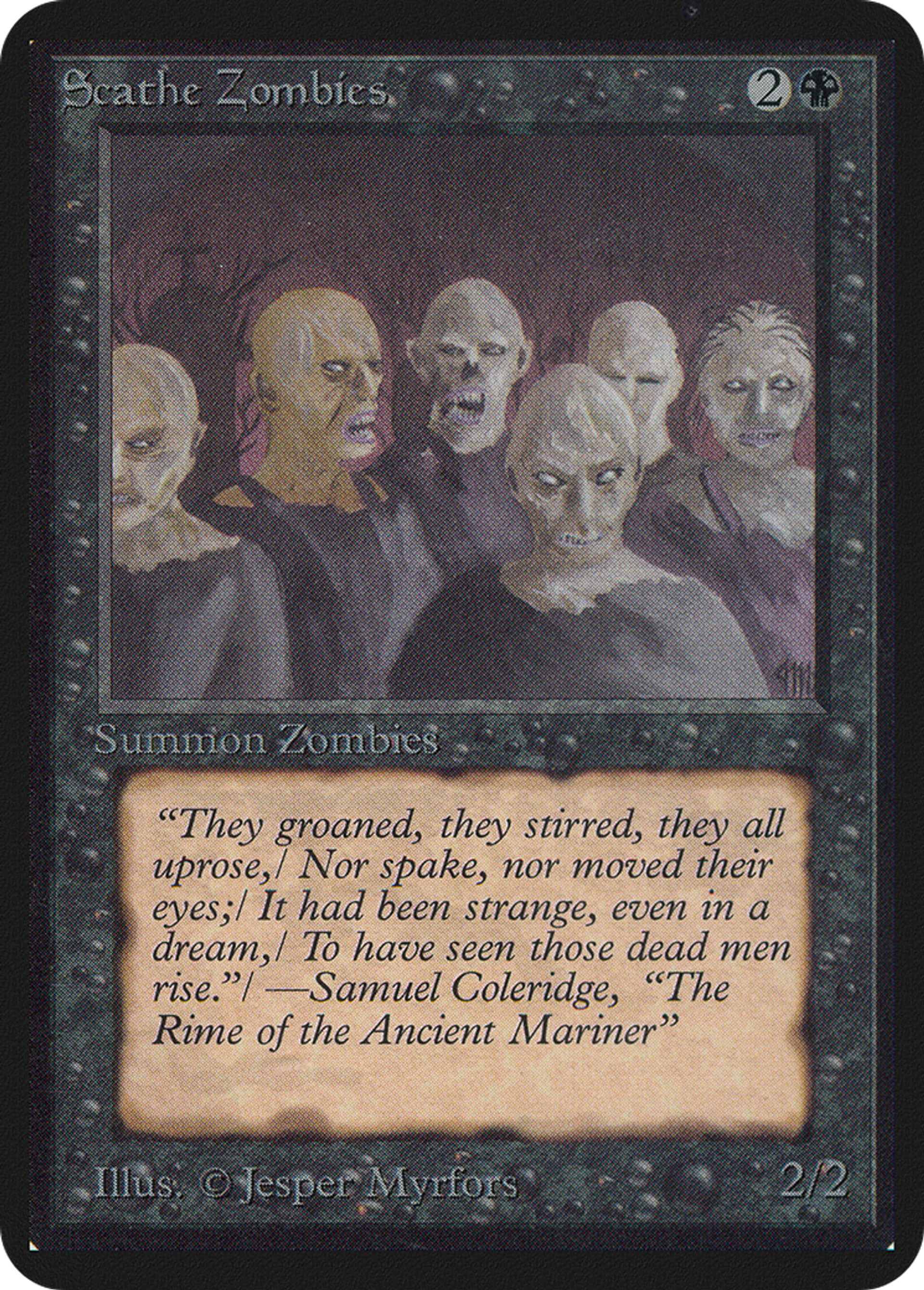 Scathe Zombies — Limited Edition Alpha — Magic: The Gathering