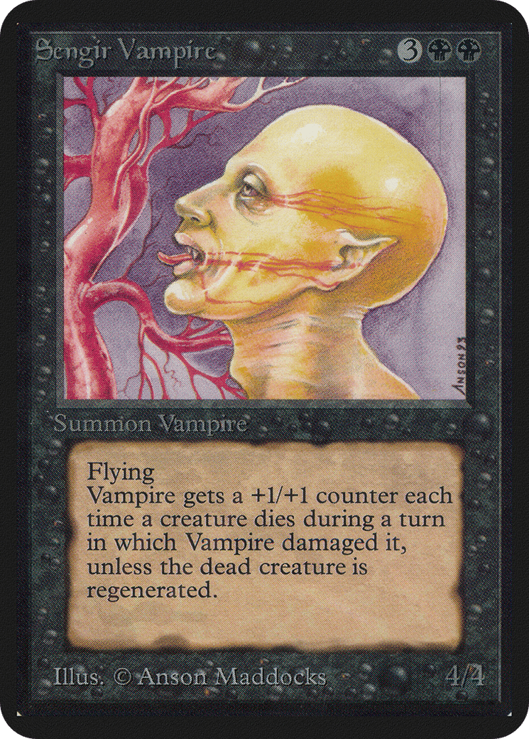 Sengir Vampire — Limited Edition Alpha — Magic: The Gathering