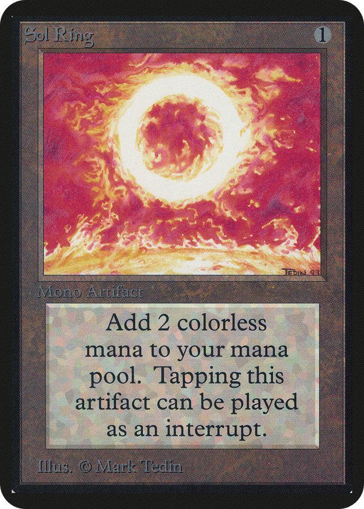 Sol Ring — Limited Edition Alpha — Magic: The Gathering