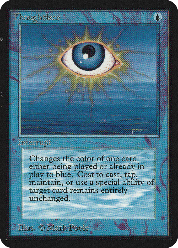 Thoughtlace — Limited Edition Alpha — Magic: The Gathering