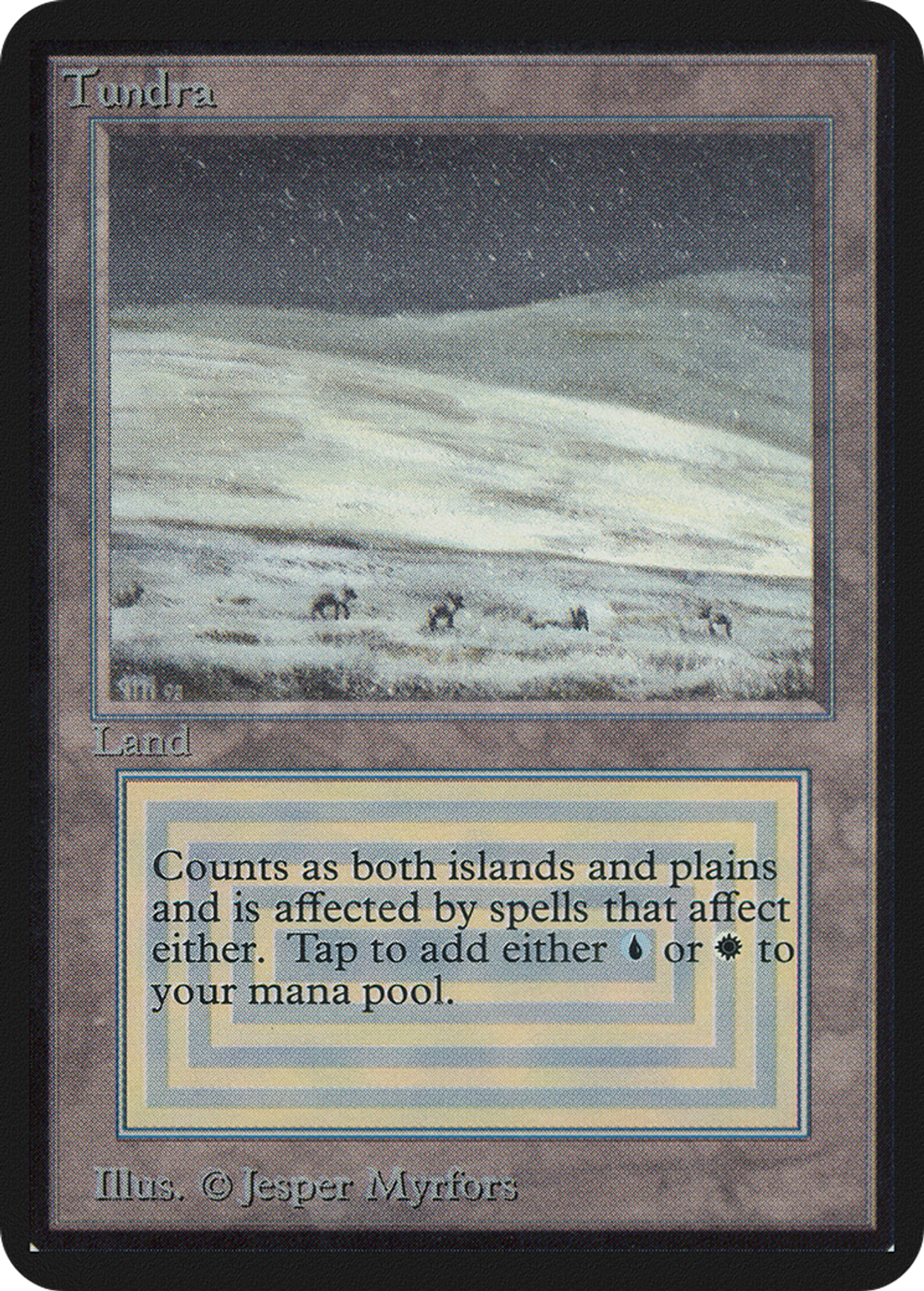 Toundra — Limited Edition Alpha — Magic: The Gathering