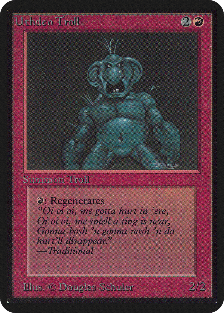Troll d'Uthden — Limited Edition Alpha — Magic: The Gathering