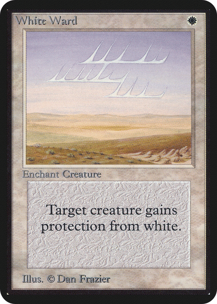 Rune de garde blanche — Limited Edition Alpha — Magic: The Gathering