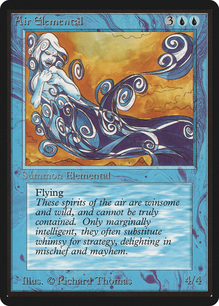 Air Elemental — Limited Edition Beta — Magic: The Gathering