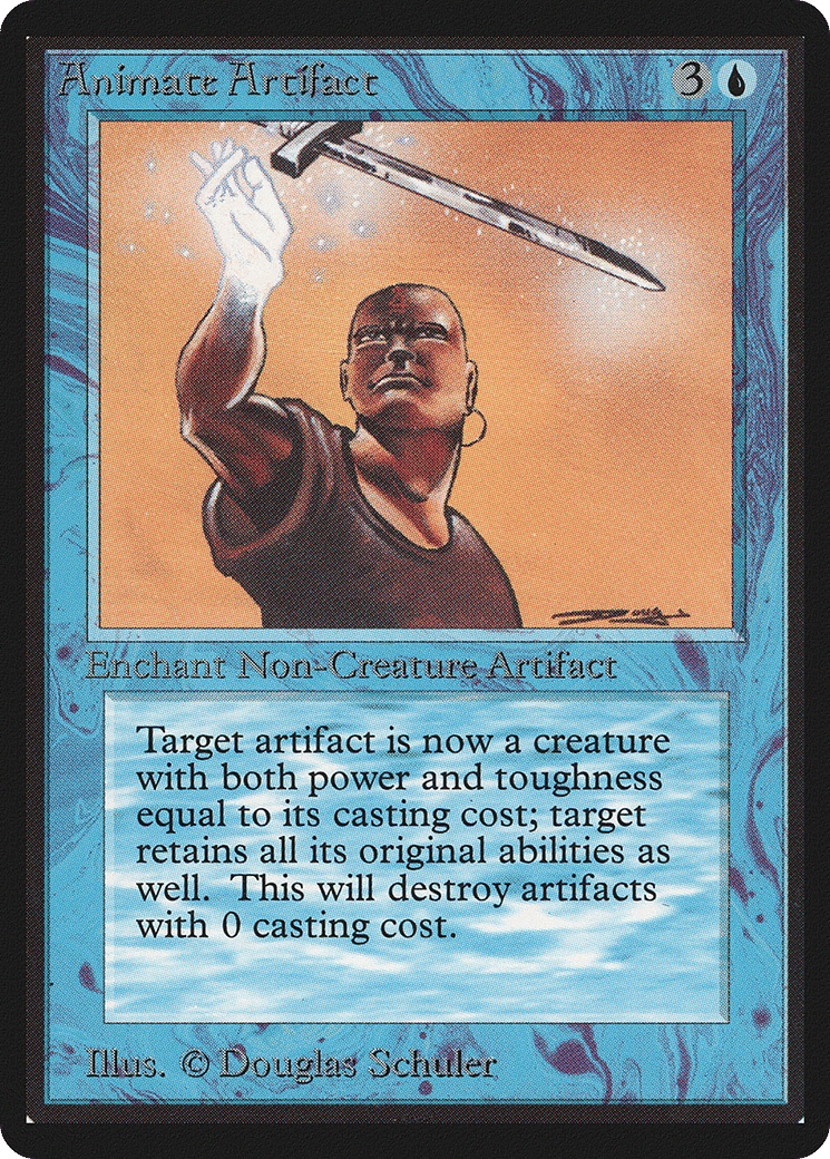 Animate Artifact — Limited Edition Beta — Magic: The Gathering
