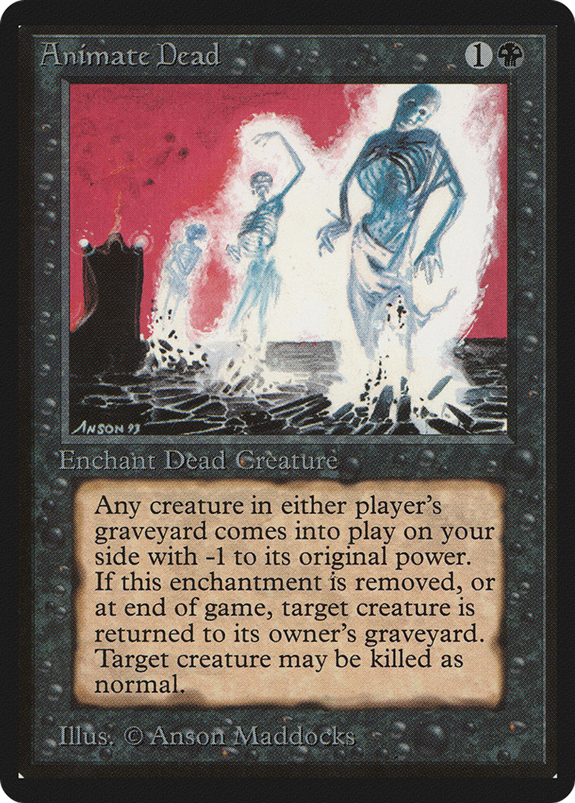 Animation des morts — Limited Edition Beta — Magic: The Gathering