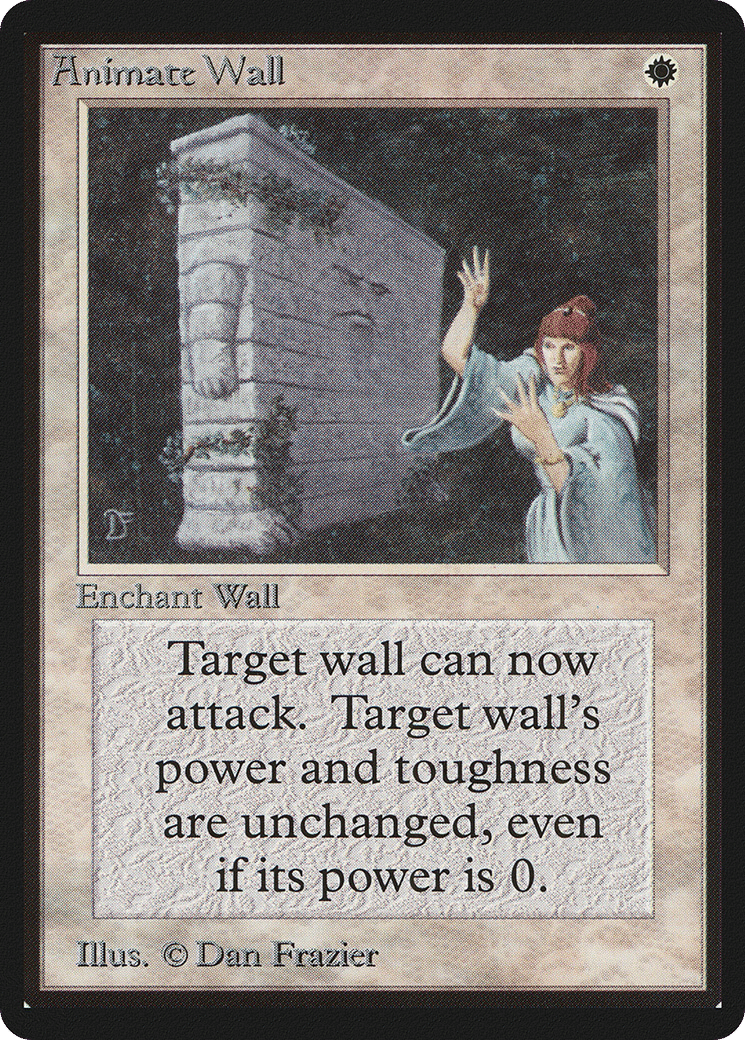 Animate Wall — Limited Edition Beta — Magic: The Gathering