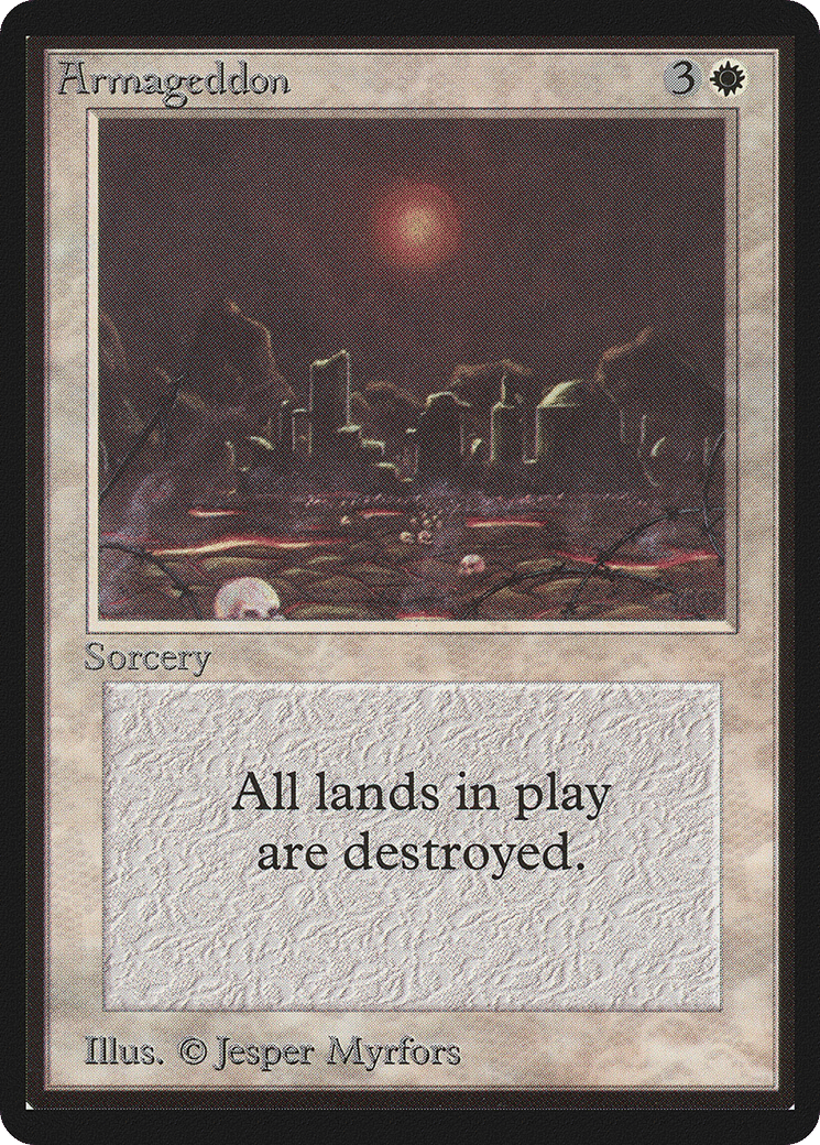 Armageddon — Limited Edition Beta — Magic: The Gathering