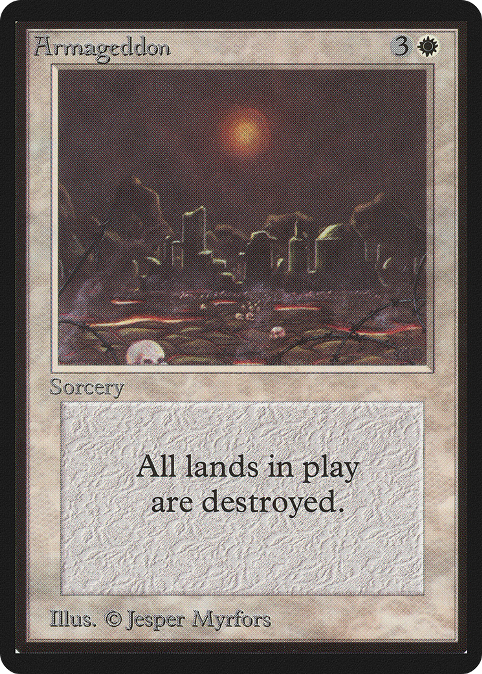 Armaguedon — Limited Edition Beta — Magic: The Gathering