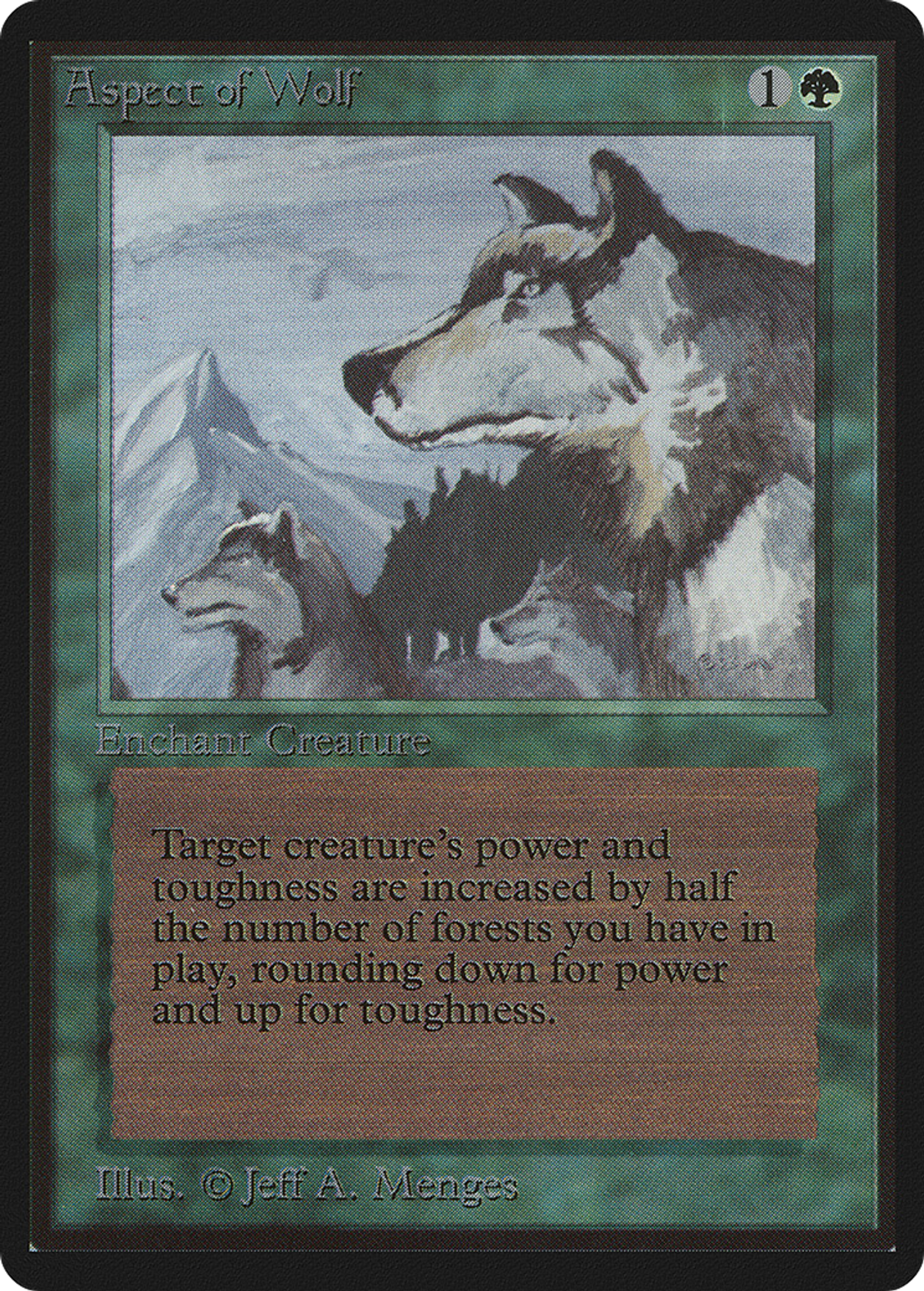 Aspect du loup — Limited Edition Beta — Magic: The Gathering