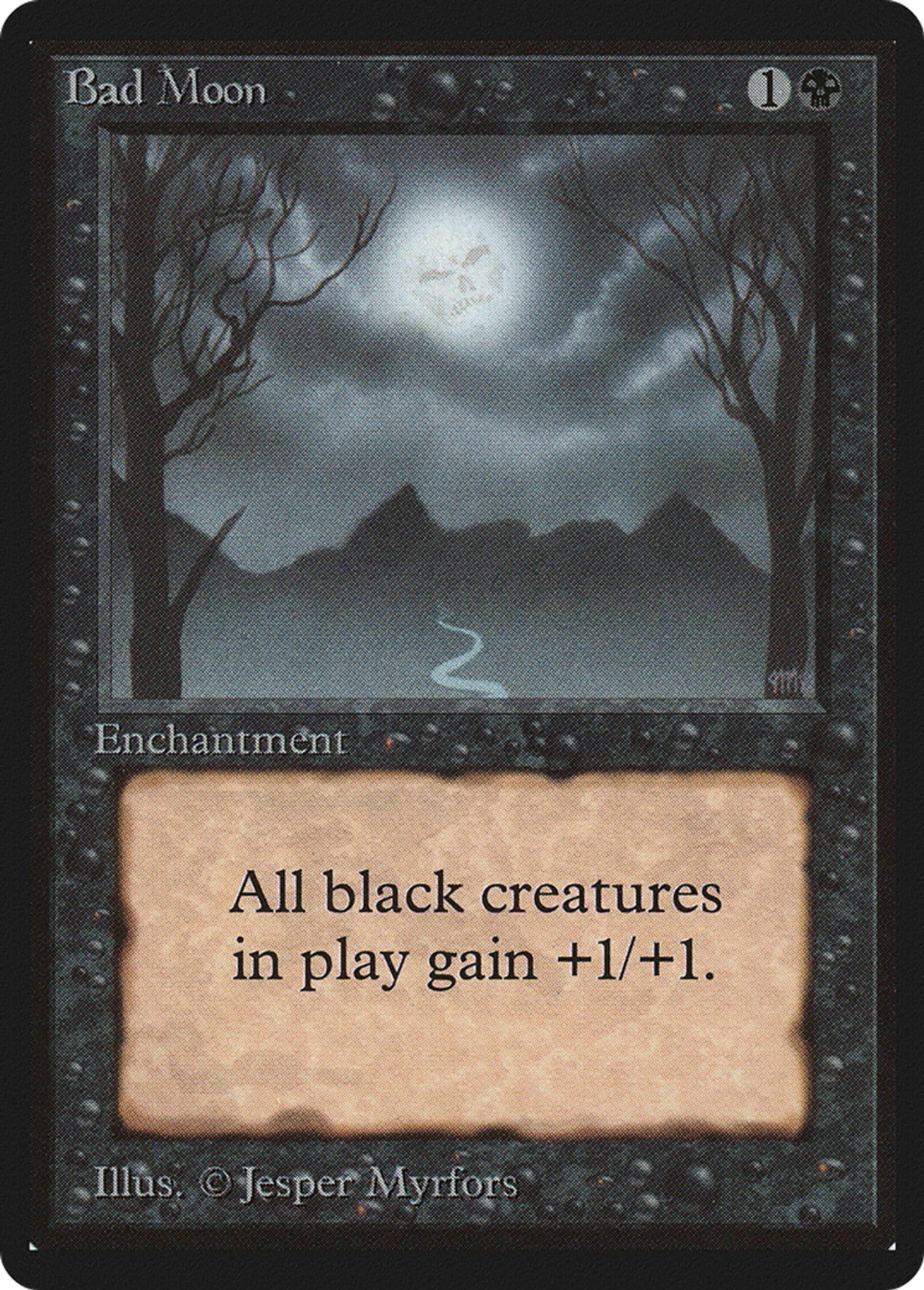 Lune blafarde — Limited Edition Beta — Magic: The Gathering
