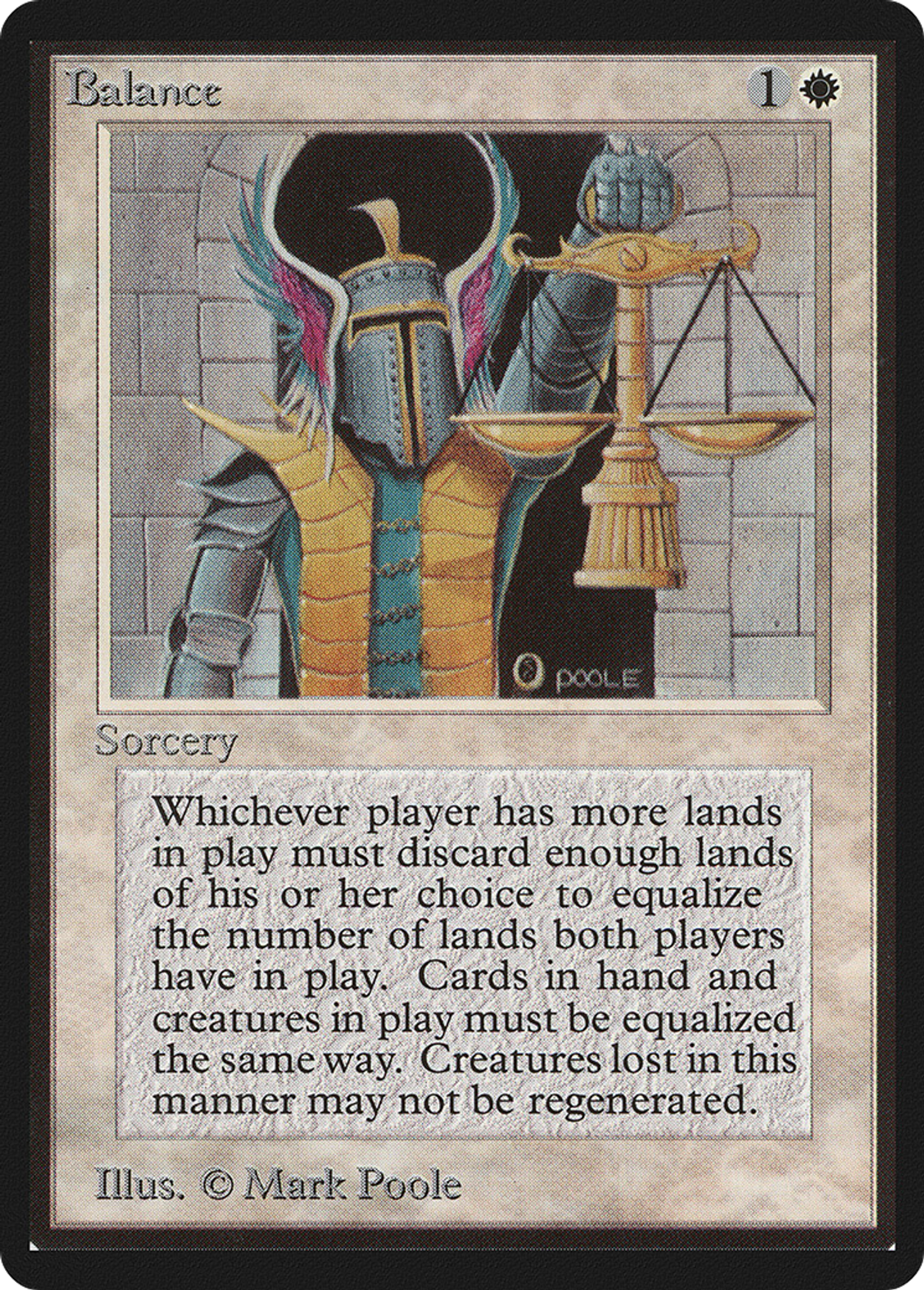 Balance — Limited Edition Beta — Magic: The Gathering