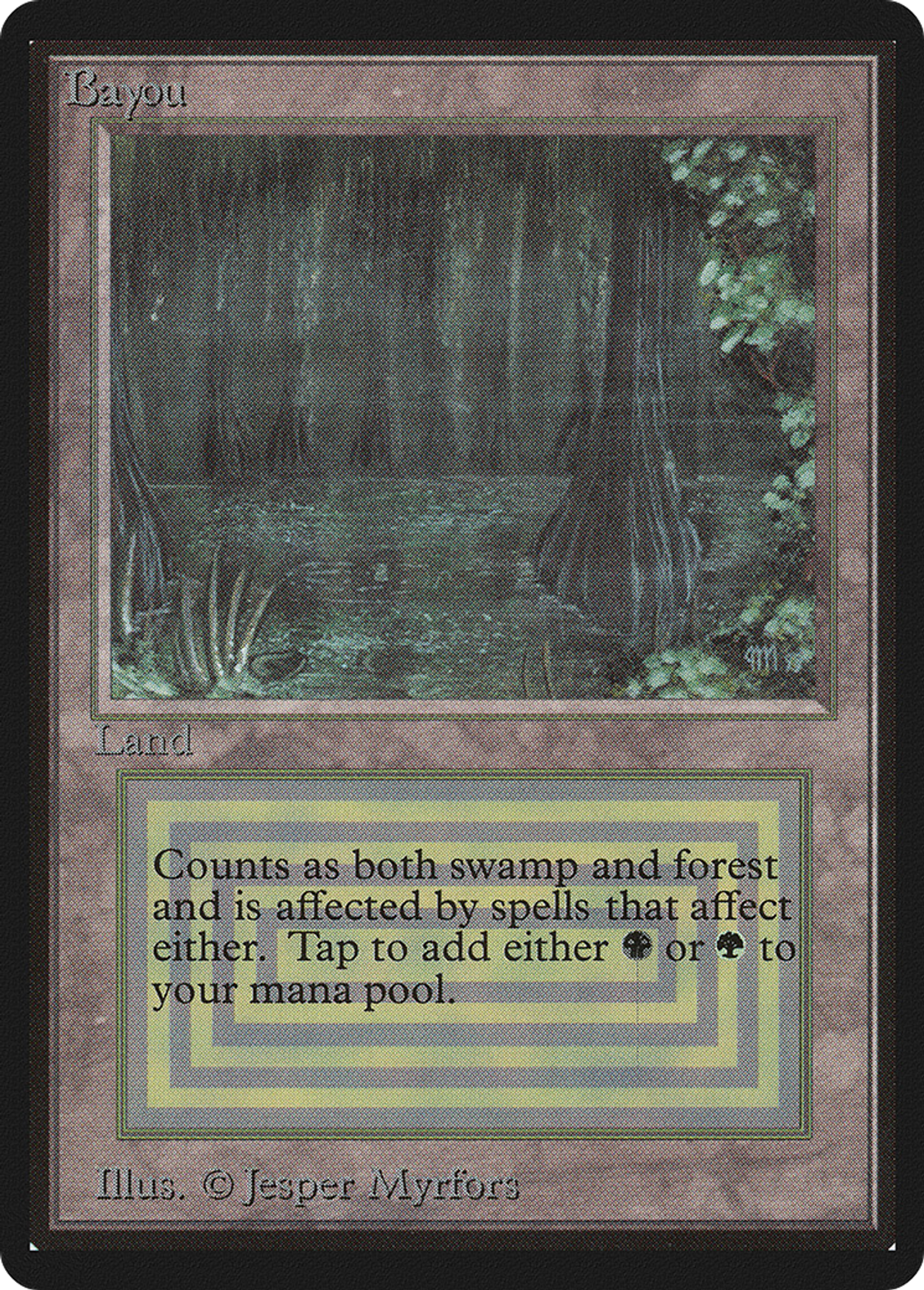 Bayou — Limited Edition Beta — Magic: The Gathering