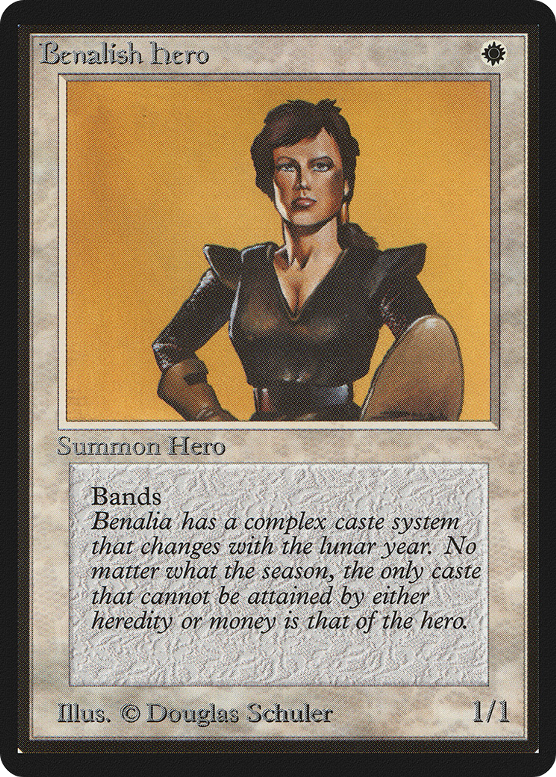 Héroïne bénaliane — Limited Edition Beta — Magic: The Gathering