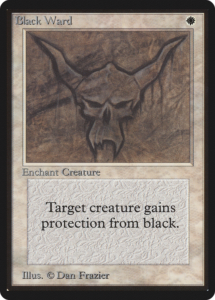 Black Ward — Limited Edition Beta — Magic: The Gathering